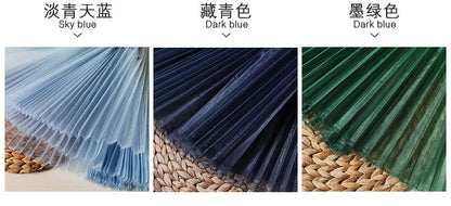 Pleated Organza Fabric: Stiff Texture, 59" Wide - Designer Crafts