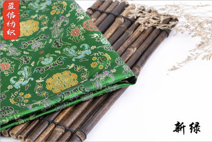 Phoenix Brocade Fabric: 35"W Chinese Cheongsam Cushion Rayon