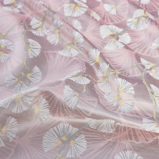 Tissu brocart à fleurs de phlox : 150 cm de large, matériau de couture pour ameublement chinois