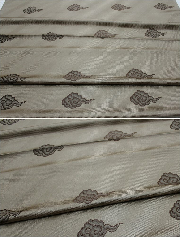 Cloud Brocade Fabric: Silk Rayon Jacquard, Costume Dress Material