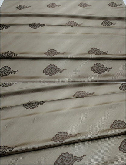 Cloud Brocade Fabric: Silk Rayon Jacquard, Costume Dress Material