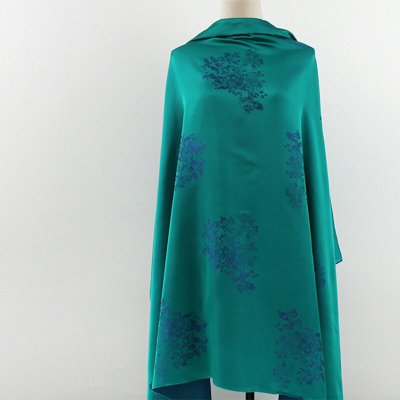 Rayon Jacquard Fabric: Digital Print Sewing Material, 59"W