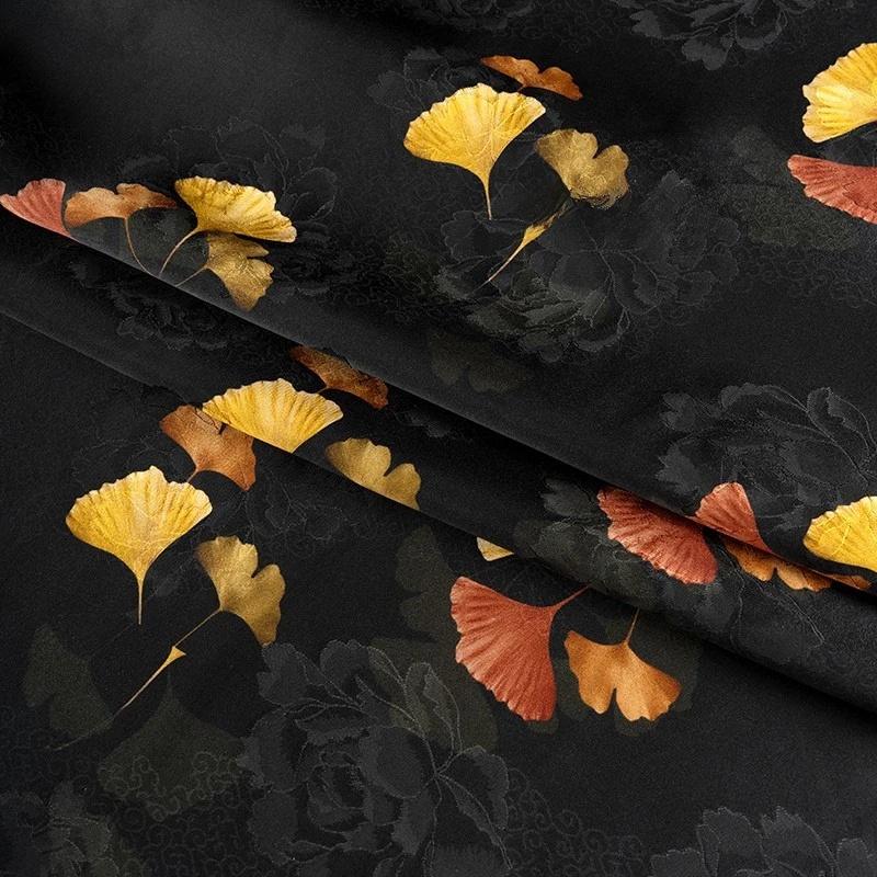 Ginkgo Rayon Shantung Fabric: Colorful Upholstery, Costume, & Decor