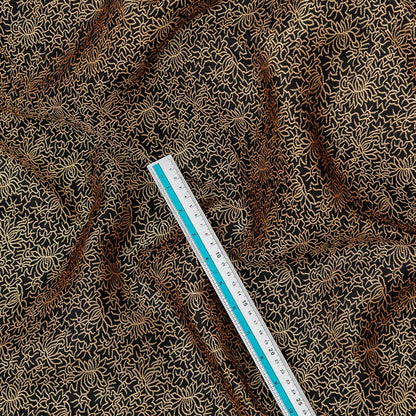 Nishijin Reversible Gold Damask Brocade Fabric: 29.5" Wide