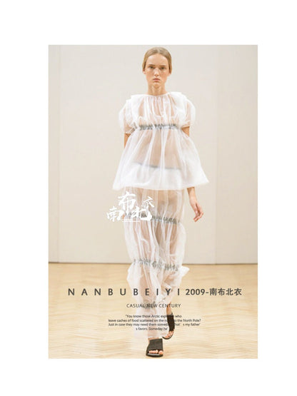 Stiff Organza Fabric: 59" Wide Designer Material