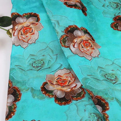 Tissu Shantung en viscose : 100 % rayonne, largeur 147 cm (58 po) - Couture, costumes, décoration