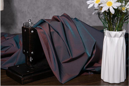 Two-Tone Windbreaker Fabric: Fantasy Color Fashion Coat Material