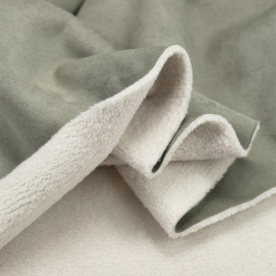 Tissu imitation peau de mouton : microfibre de polyester pour ameublement, costumes et vêtements - 147 cm de large