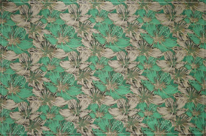 Gold Thread Floral Jacquard Fabric: 65"W Designer Upholstery