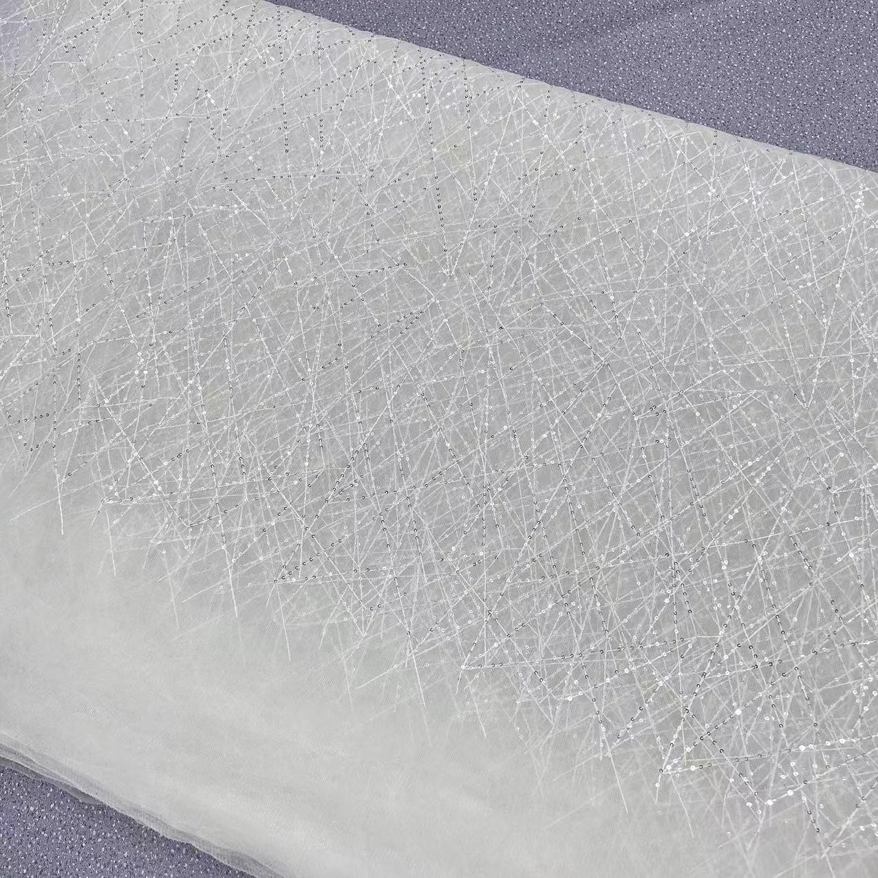 Sparkling 3mm Sequin Mesh Fabric ��� Costume & Apparel Fabric by th
