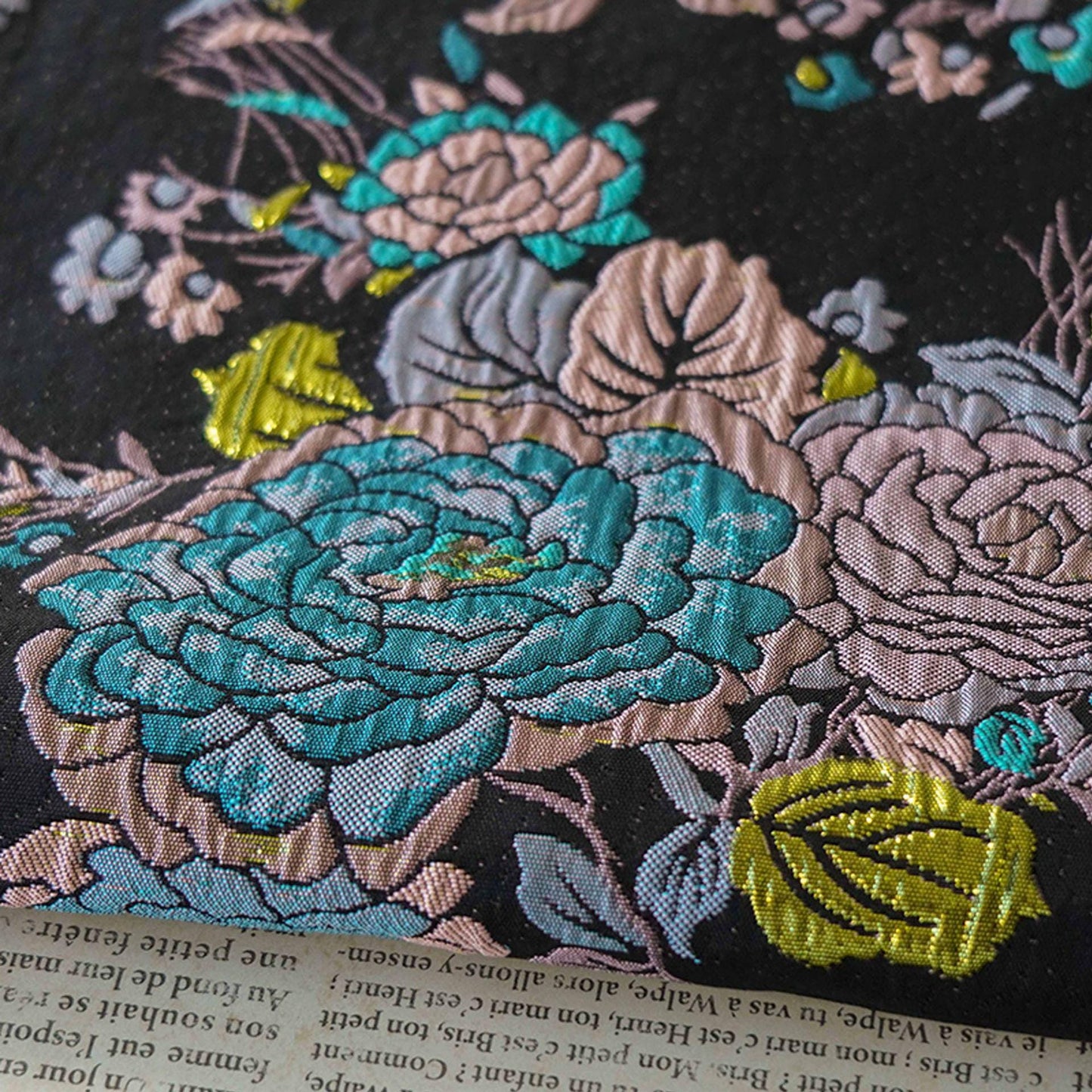 Brocade Jacquard Fabric: Retro Palace Style, Upholstery & Costume - By The Meter