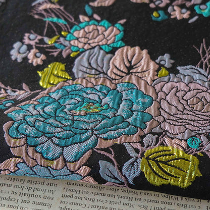 Brocade Jacquard Fabric: Retro Palace Style, Upholstery & Costume - By The Meter