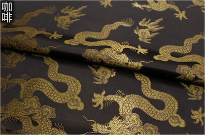 Silk Dragon Brocade Fabric: Cheongsam Sewing Material