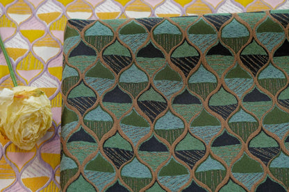 Fashion Geometric Fish Scale Jacquard Decorative Fabric ��� Quilting & Crafting Materi" Wide