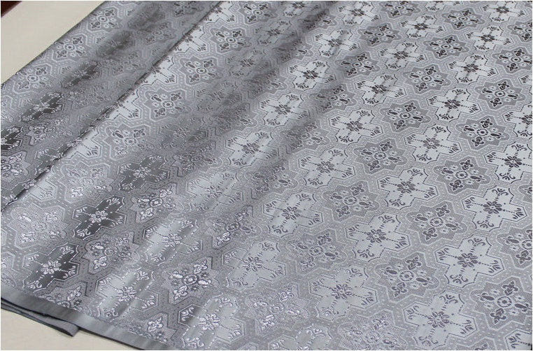 Plain Chinese Silk Brocade Fabric: Upholstery, Costume, Decor