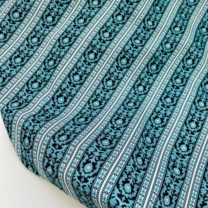 Tissu de couture en coton imprimé à la main : tissu indien pour patchwork et vêtements