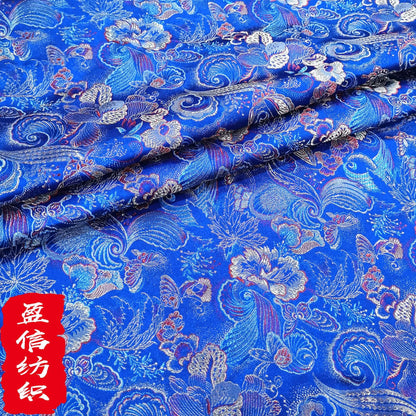 Butterfly Peony Brocade Fabric: 59" Wide Rayon Quilting