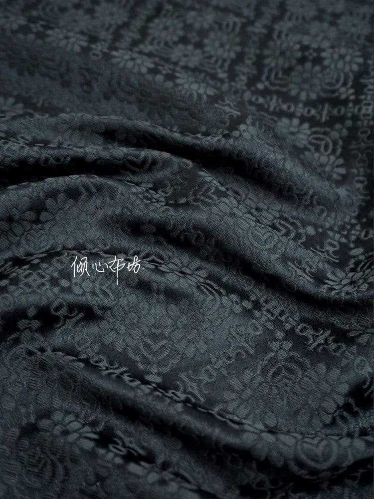 Rhombus Brocade Satin Fabric: Hanfu Cheongsam Costume Material