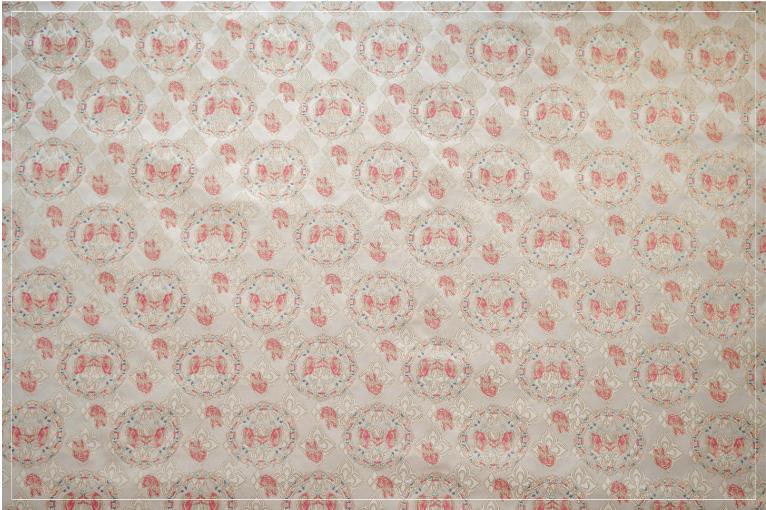 Butterfly Jacquard Fabric: Bright Color Upholstery, Costume, Decor (66")