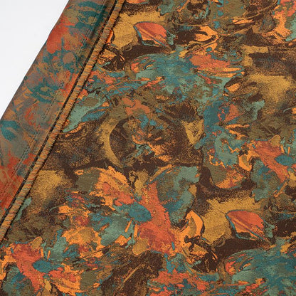 Tissu brocart à texture peinture à l'huile : Jacquard en mélange de rayonne (59 po L)