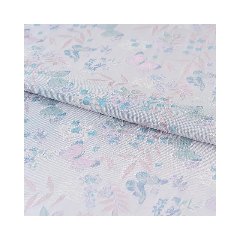 Butterfly Baoxiang Silk Brocade Fabric: 59" Wide, Costume, Upholstery