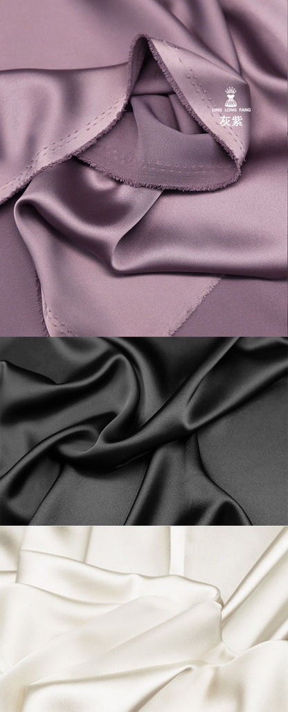 Tissu satiné bleu sarcelle soyeux : 147 cm de large, tissu drapé de créateur