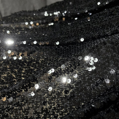 Fish Scale Sequins Mesh Fabric, DIY Prom Dress Sewing
