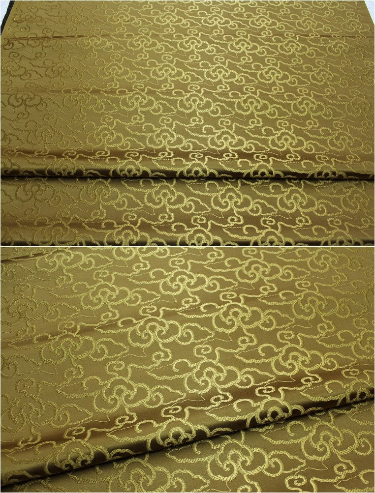 Cloud Brocade Fabric: Silk Rayon Jacquard, Costume Dress Material