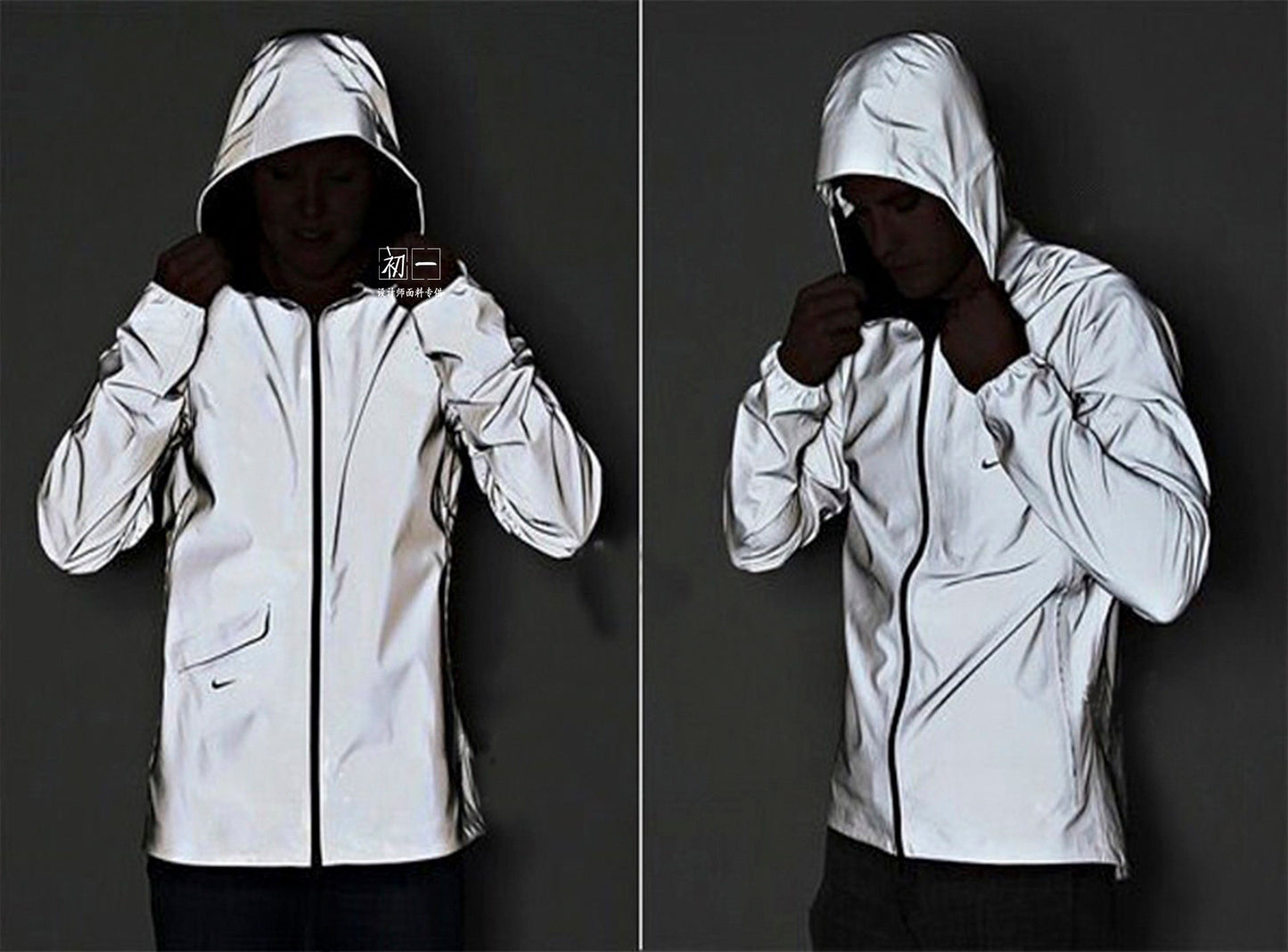 High Visibility Reflective Fabric: Silver Luminescent Polyester