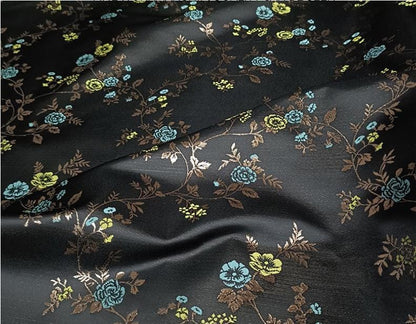 Silky Brocade Fabric: Chinese Cheongsam Costume Sewing Material
