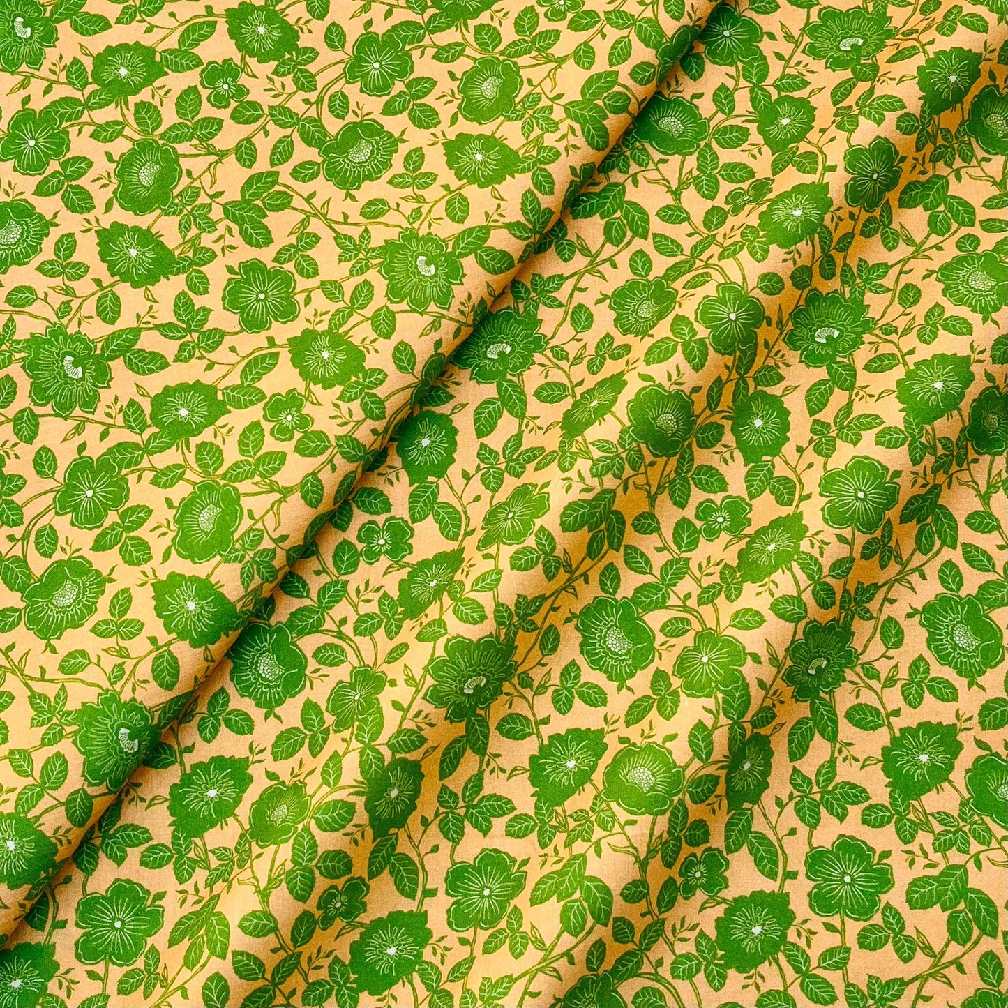Hand Printed Cotton Sewing Fabric: Indian Quilting & Apparel
