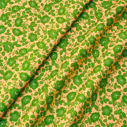 Hand Printed Cotton Sewing Fabric: Indian Quilting & Apparel