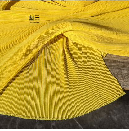 59"W Pleated Crepe Fabric: DIY Wedding & Event Decor