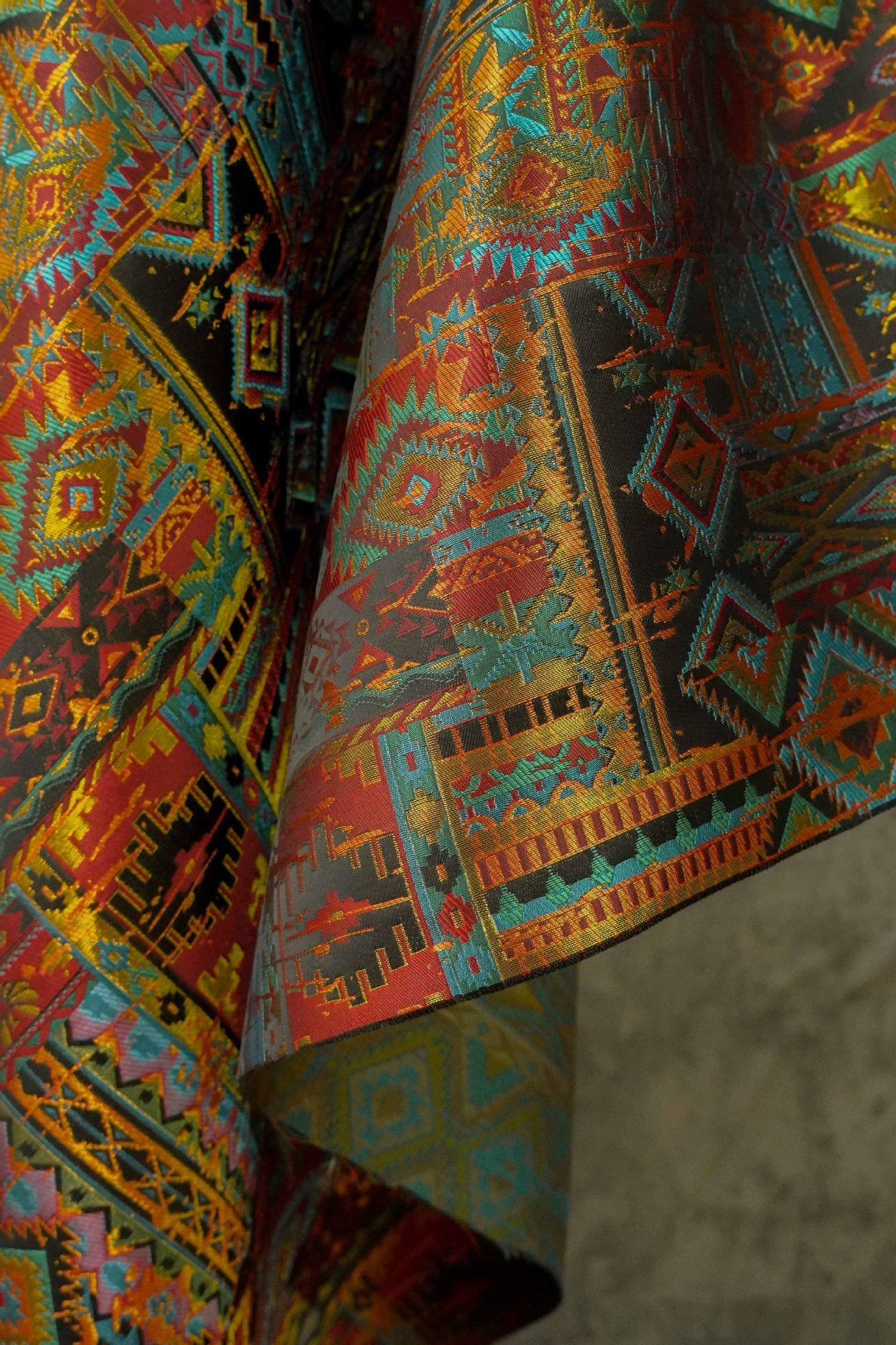 Ethnic Jacquard Fabric: Emperor Robe Style, Cheongsam Sewing Material