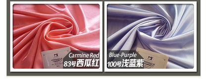 Satin Silk Fabric: 59" Wide, Solid Colors, Dress Craft Fabric