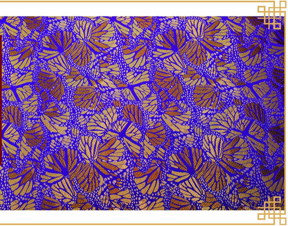 Banana Leaf Silk Brocade Fabric: 45"W Rayon Upholstery & Costume