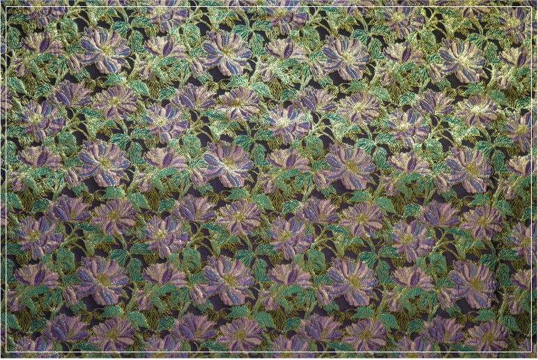 Gold Thread Floral Jacquard Fabric: 56" Wide Upholstery & Costume