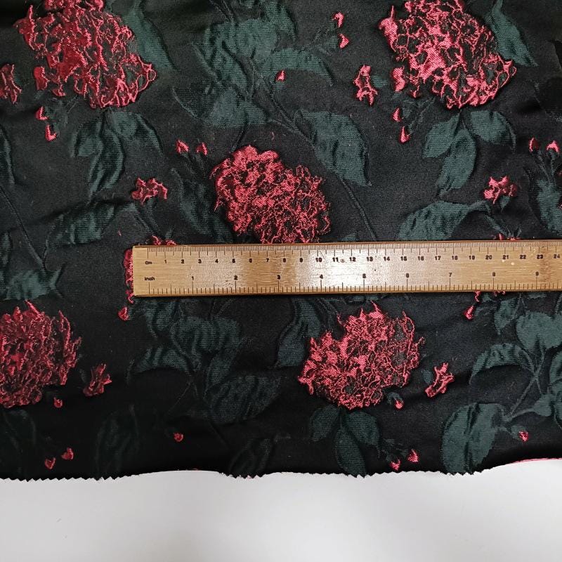Brocade Jacquard Fabric | Gold Floral Knit Upholstery, Costume Fabric