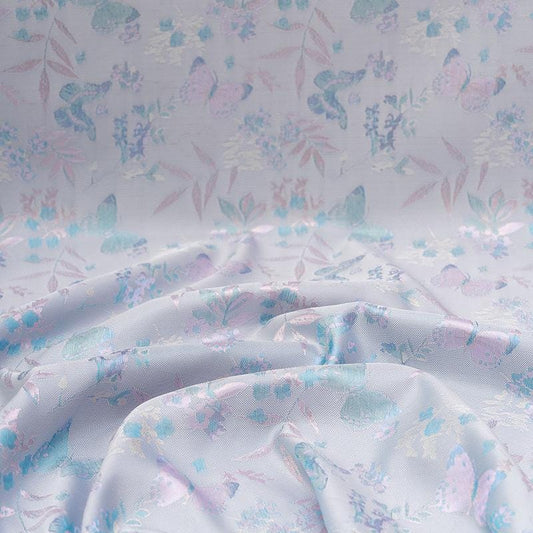 Butterfly Baoxiang Silk Brocade Fabric: 59" Wide, Costume, Upholstery
