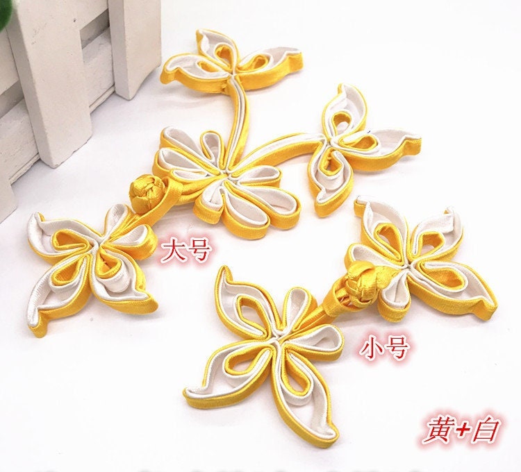 Handmade Satin Chinese Knot Buttons: Cheongsam Sewing Fasteners
