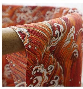 Japanese Cotton Fabric: Upholstery & Drapery, 59" Wide