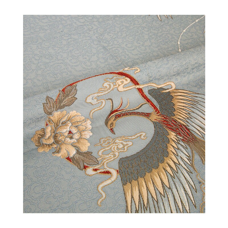 Tissu jacquard Phoenix : ameublement 3D, costumes et décoration - 145 cm de large
