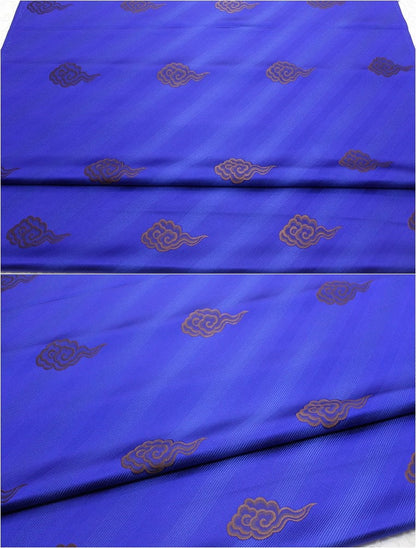 Cloud Brocade Fabric: Silk Rayon Jacquard, Costume Dress Material
