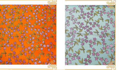 Floral Silk Brocade Fabric: Golden Bud Wedding Material, 45" Wide