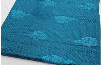 Cloud Brocade Fabric: Silk Rayon Jacquard, Costume Dress Material
