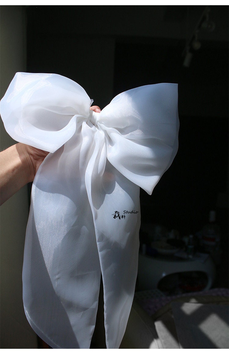 Organza Wedding Dress Sash: Big Bridal Bow