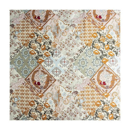 Floral Jacquard Fabric: 3D Texture Quilting Pattern, 55" Wide