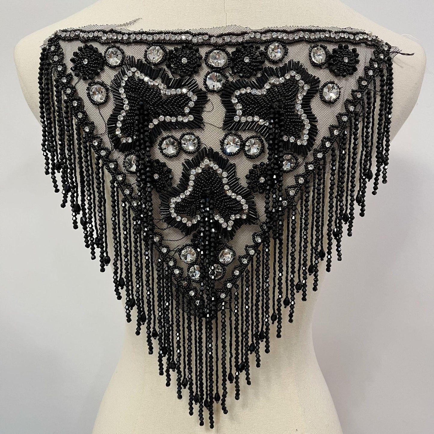 Embroidered Sequin Lace Trim: Light Ivory Bridal Wedding Veil, DIY Accessories