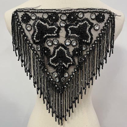 Embroidered Sequin Lace Trim: Light Ivory Bridal Wedding Veil, DIY Accessories