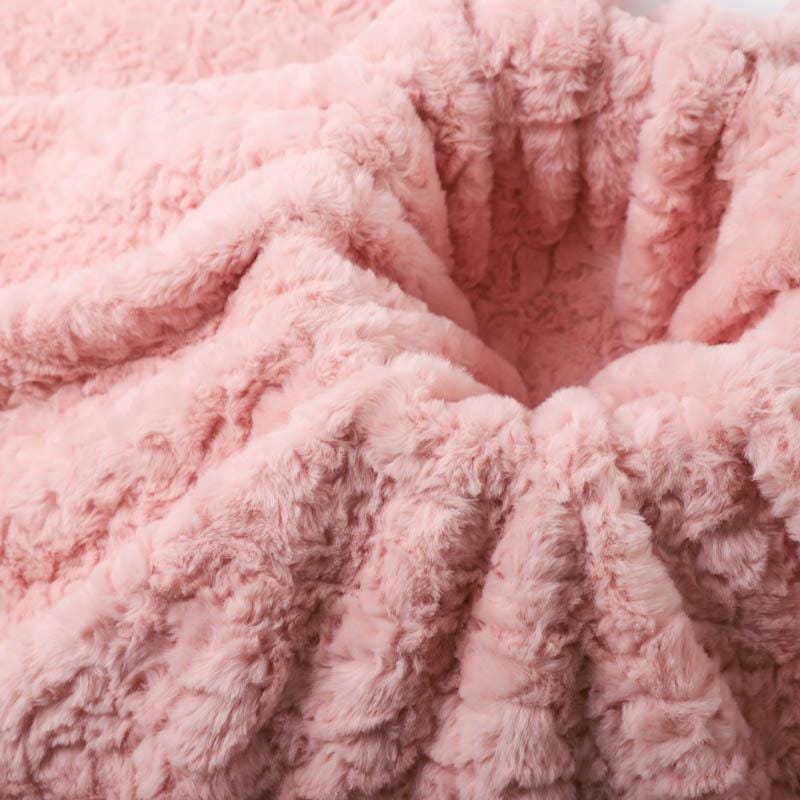 Tissu en fausse fourrure de lapin : polyester peluche pour la couture et les loisirs créatifs (160 cm de large)